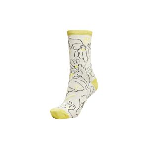 SELECTED FEMME Ponožky  bílá / žlutá / černá