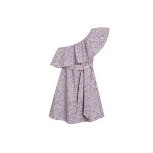 MANGO Letní šaty 'Lilack'  fialová / bílá / modrá