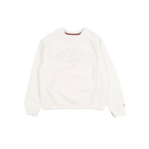 TOMMY HILFIGER Mikina 'TONAL EMBROIDERED GRAPHIC CREW'  bílá