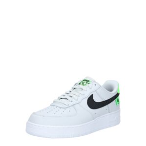 Nike Sportswear Tenisky 'Nike Air Force 1 '07'  černá / bílá / zelená