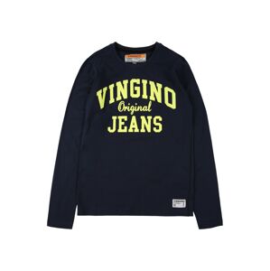 VINGINO Tričko 'Heffity'  svítivě žlutá / námořnická modř