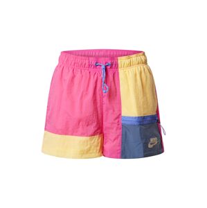 Nike Sportswear Kalhoty  žlutá / pink / tmavě modrá