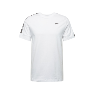Nike Sportswear Tričko 'Repeat'  bílá / černá