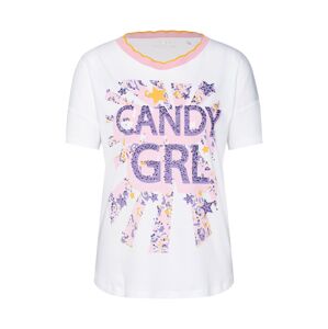 Rich & Royal Tričko 'Candy GRL'  fialová / pink / bílá