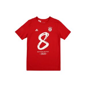 ADIDAS PERFORMANCE Funkční tričko 'FCB M20'  červená / bílá