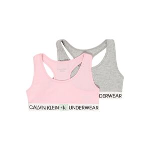 Calvin Klein Underwear Podprsenka  růžová / šedý melír