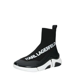 Karl Lagerfeld Kotníkové tenisky 'Venture'  černá / bílá