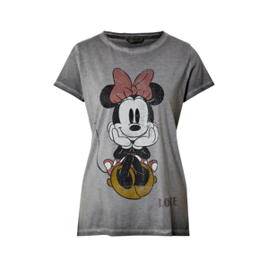 PRINCESS GOES HOLLYWOOD Tričko 'Disney Minnie'  šedá / černá / tmavě červená / bílá