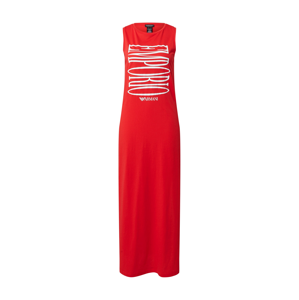 Emporio Armani Plážové šaty  červená / bílá